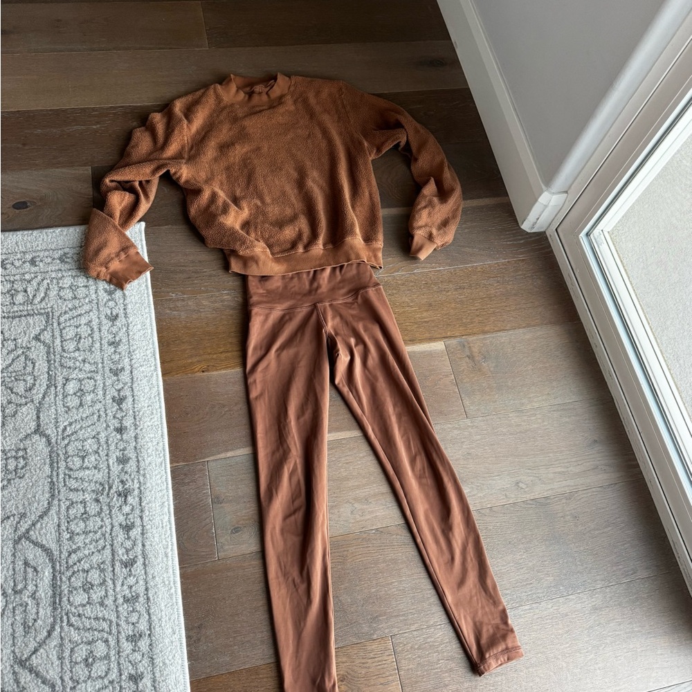 Brown Women's Pants & Jumpsuit Set
